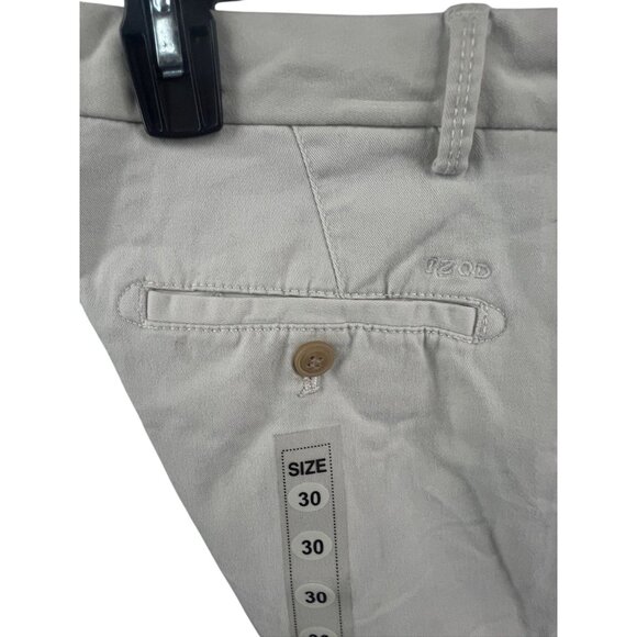 Saltwater Izod NWT Mens 9.5''' Twill Stretch Shorts Sz 42 Beige Gorpcore Outdoor - Picture 7 of 16